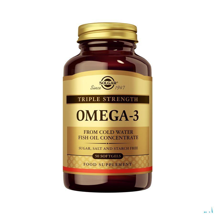 Solgar Omega 3 Triple Strength Softgel 50  -  Solgar Vitamins