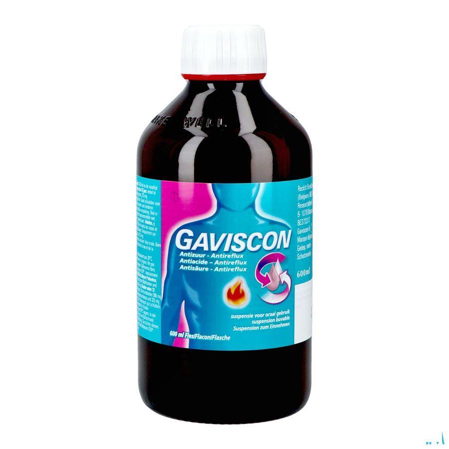 Gaviscon Antizuur-antireflux Suspensie Oraal Gebr.600 ml
