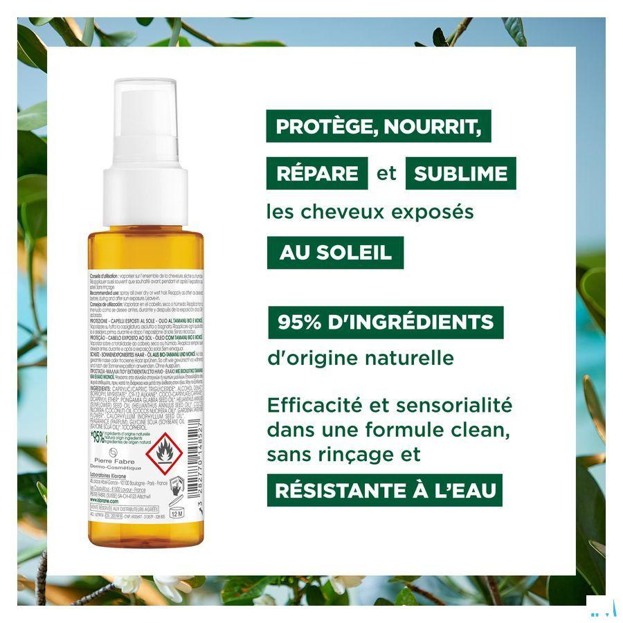 Klorane Capilaire Olie Tamanu&Monoi Bio 100 ml