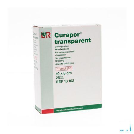 Curapor Transparant Steriel 10cmx 8cm 25 13102  -  Lohmann & Rauscher