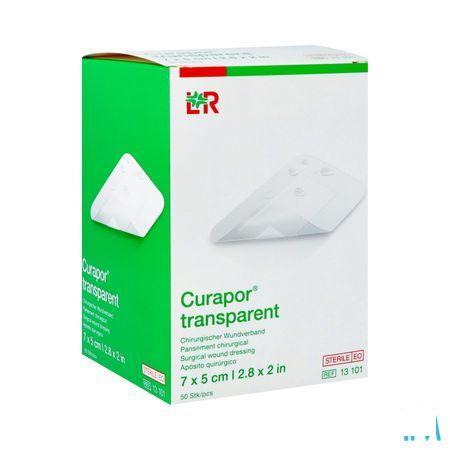 Curapor Transparant Steriel 7cmx 5cm 50 13101  -  Lohmann & Rauscher