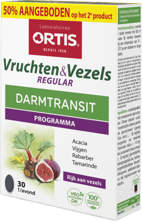 Ortis Vruchten & Vezels Regular Tabletten 2x30  -  Ortis