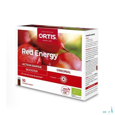 Ortis Red Energy Bio Alc 10x15 ml  -  Ortis
