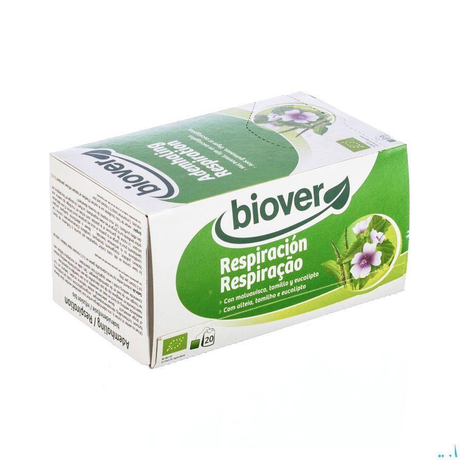 Biokruideninfusie Ademhaling Zakje 20  -  Biover