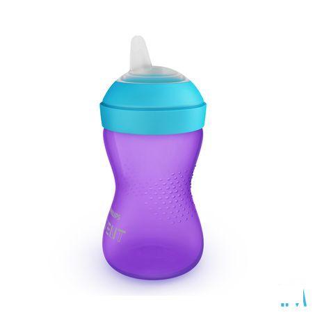 Philips Avent Gobelet Bec Dou Tuit 300  ml Lila  -  Bomedys
