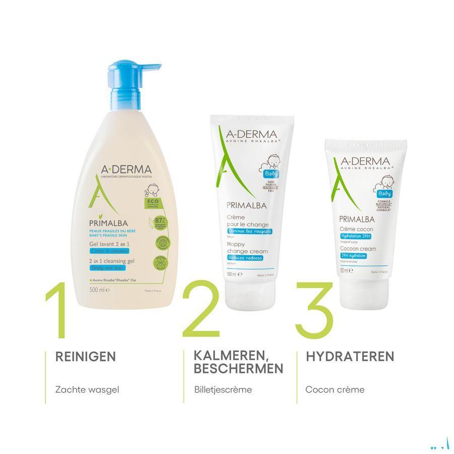 Aderma Primalba Gel Lavant 2en1 500 ml  -  Aderma