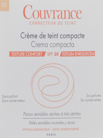 Avene Couvrance Creme Teint Tabletten01 Porcel. Confort  -  Avene