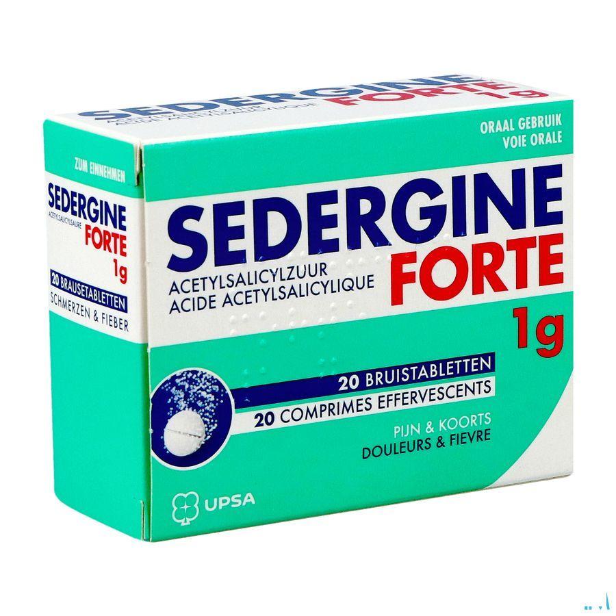 Sedergine Forte Bruis 1 Gr Tabletten 20