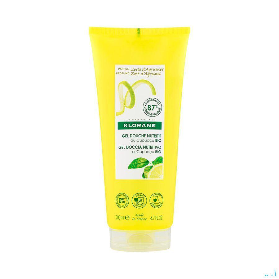 Klorane Lichaam Douchegel Zeste Cistrusvr.200 ml