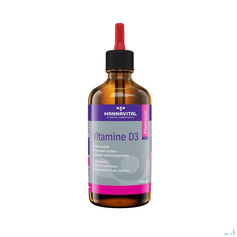 Mannavital Vitamine D3 Platinum Druppels 100 ml