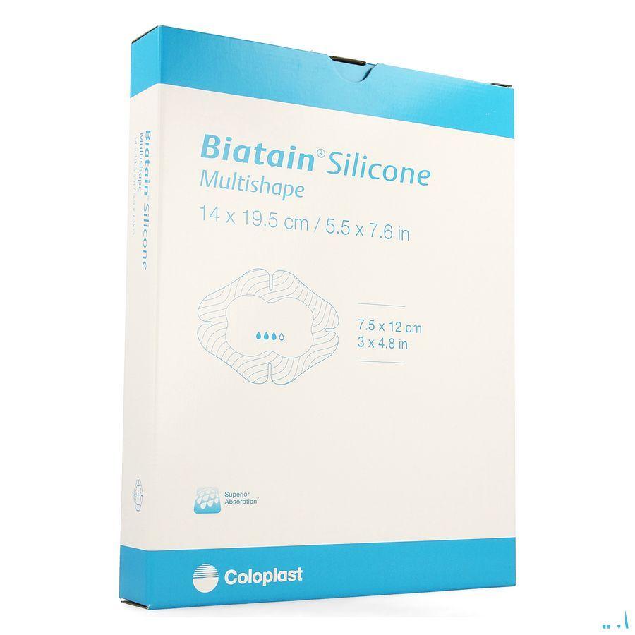 Biatain Silicone Multishape St 14,0X19,5Cm 5 33408  -  Coloplast
