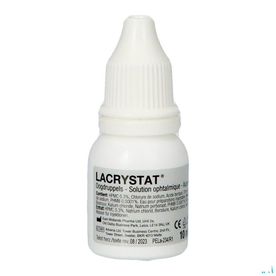 Lacrystat Collyre Flacon 2x10 ml