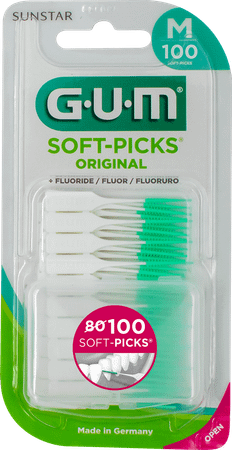 Gum Soft Picks Original Medium 100