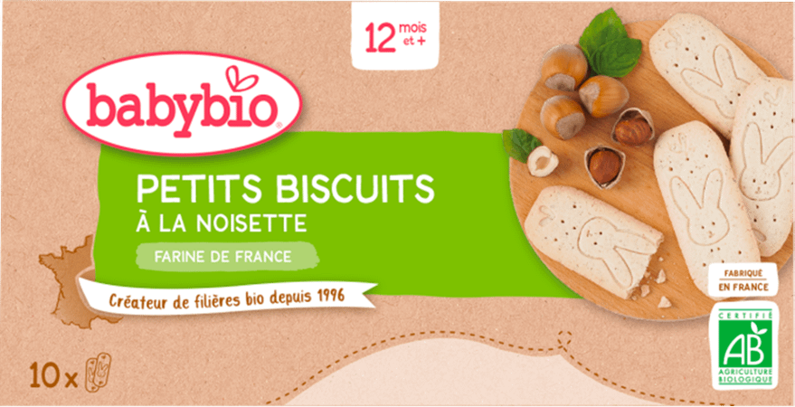 Babybio Biscuits Noisette 160G  -  Ocebio