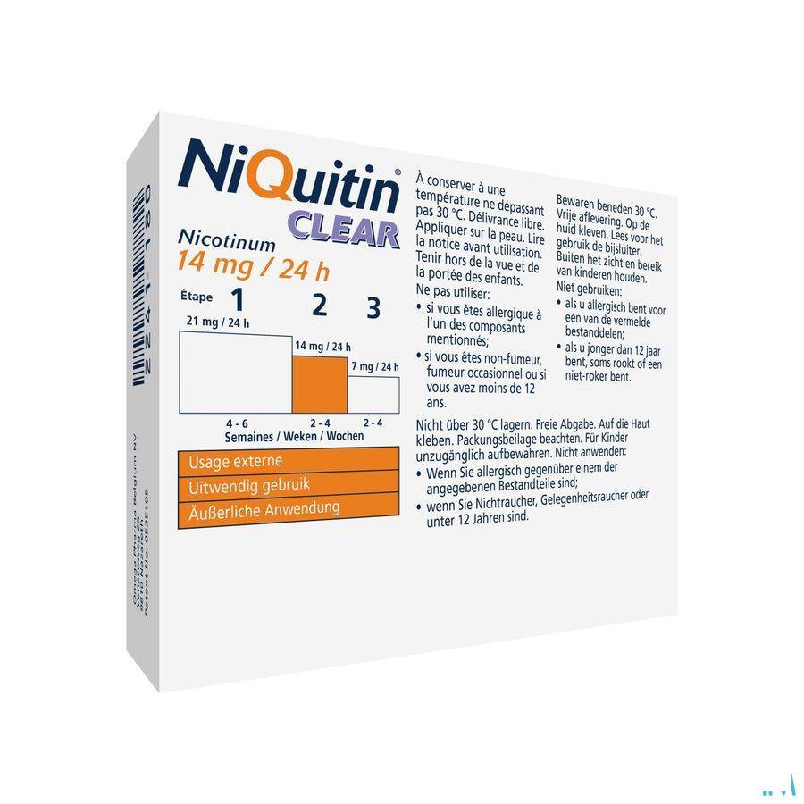 Niquitin Clear Patches 21 X 14 mg