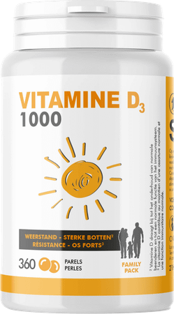 Soria Vitamine D 1000Iu Family Pack Perles 360