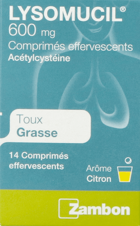 Lysomucil 600 Bruistabletten 14 X 600 mg