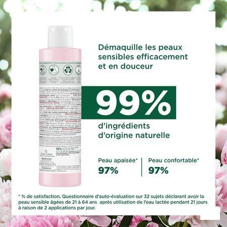 Klorane Gezicht Melkachtig Rein.Water Pioen. 200 ml