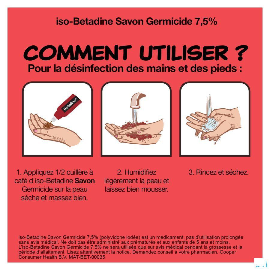 Iso Betadine Savon Germicide 7,5% 125ml