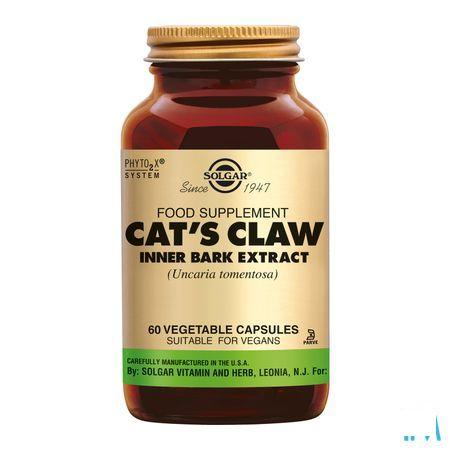 Cat's Claw Inner Bark Extr (gr. De Chat) V-Capsule 60  -  Solgar Vitamins