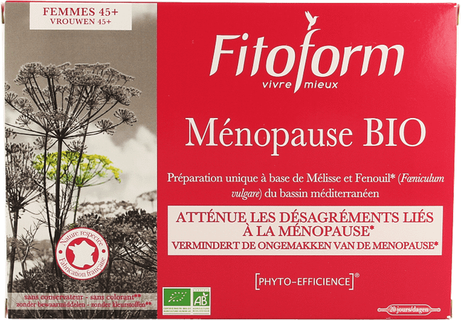 Menopause Bio Ampullen 20x10 ml Holistica  -  Bioholistic Diffusion