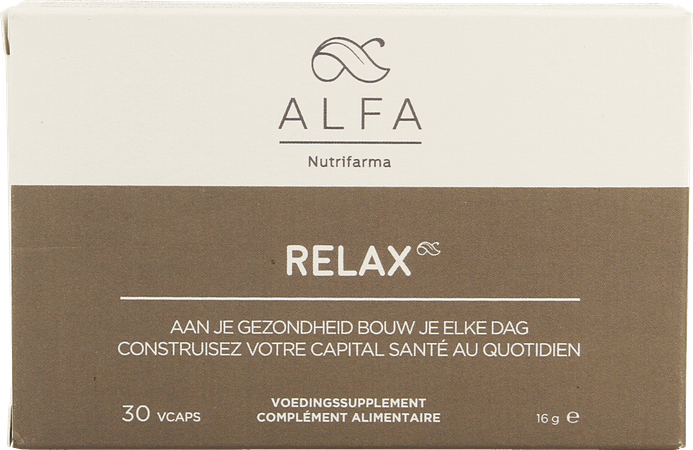 Alfa Relax V-Capsule 30  -  Nutrifarma