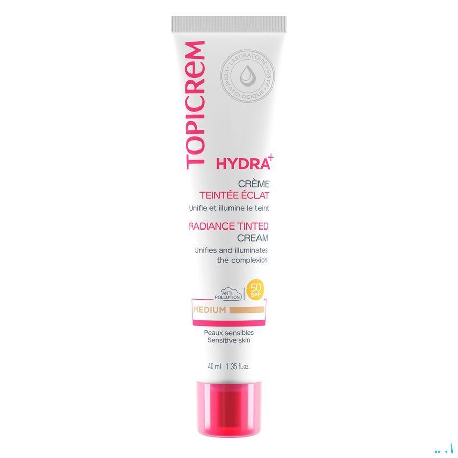 Topicrem Hydra+ Getinte Cr Eclat Medium 40 ml