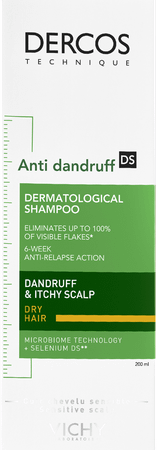 Vichy Dercos Anti roos Droog Haar Reno Shampoo 200 ml  -  Vichy
