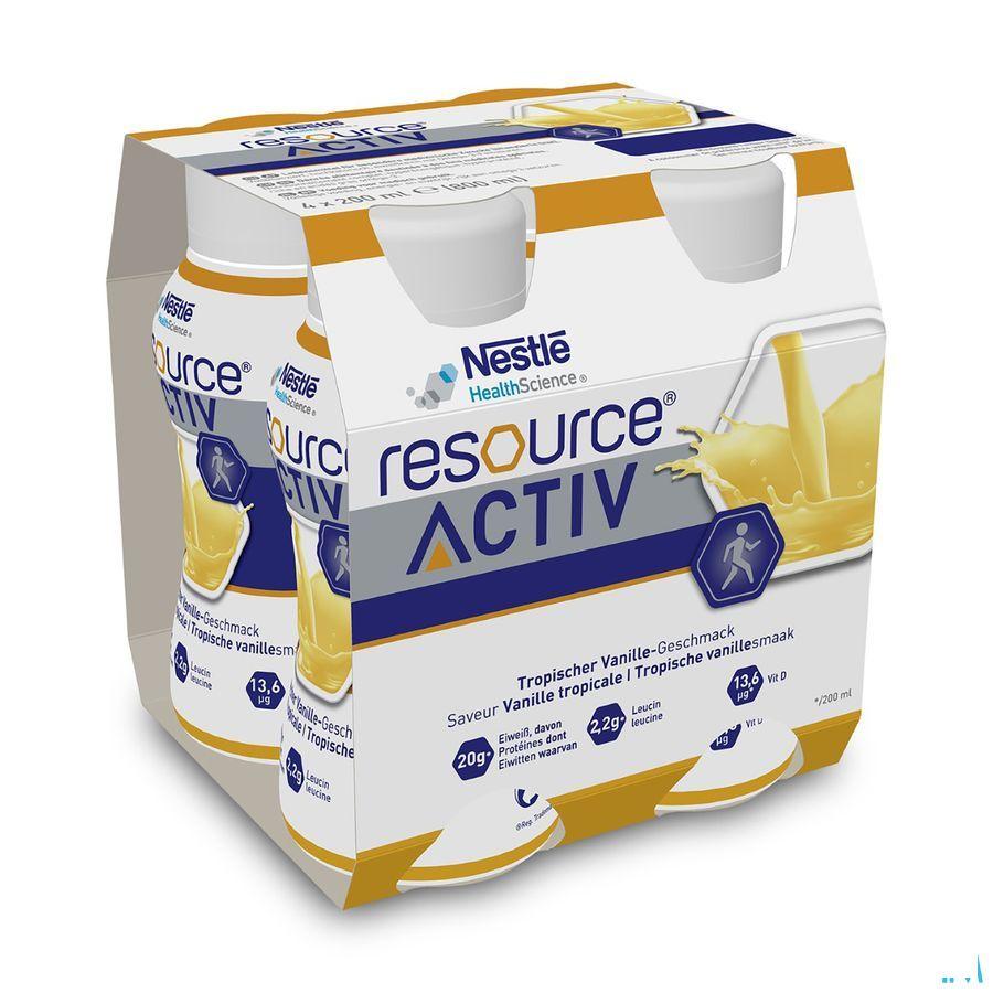 Resource Activ Tropische Vanille 4X200 ml