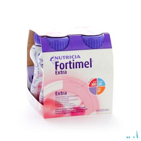 Fortimel Extra Fraise 4x200 ml 3248952  -  Nutricia