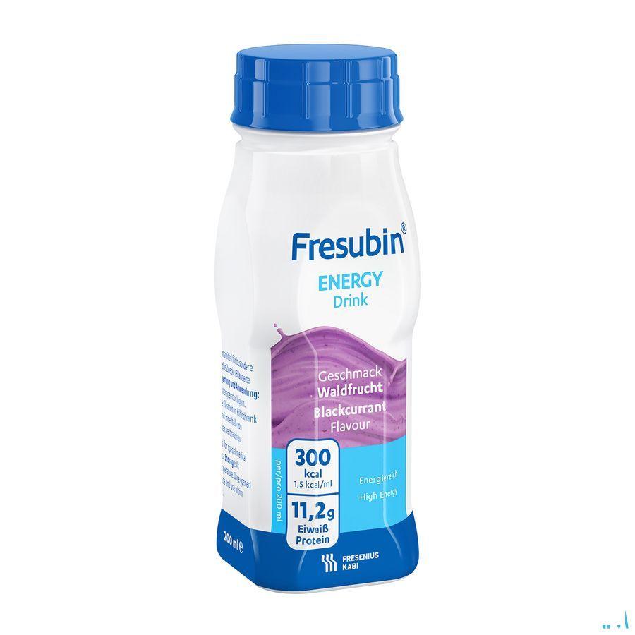 Fresubin Energy Drink 200 ml Cassis/zwarte Bessen  -  Fresenius