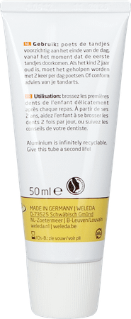 Weleda Tandpasta Gel Kind Tube 50 ml  -  Weleda