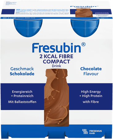 Fresubin 2 Kcal Fibre Compact Drink Choco 4X125ml