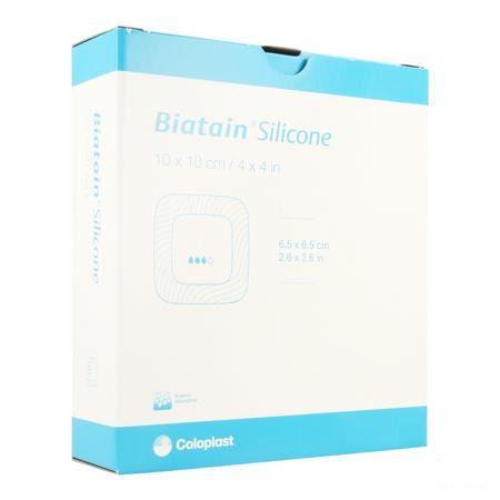 Biatain Silicoon Schuimverb 10,0x10,0cm 10 33435  -  Coloplast