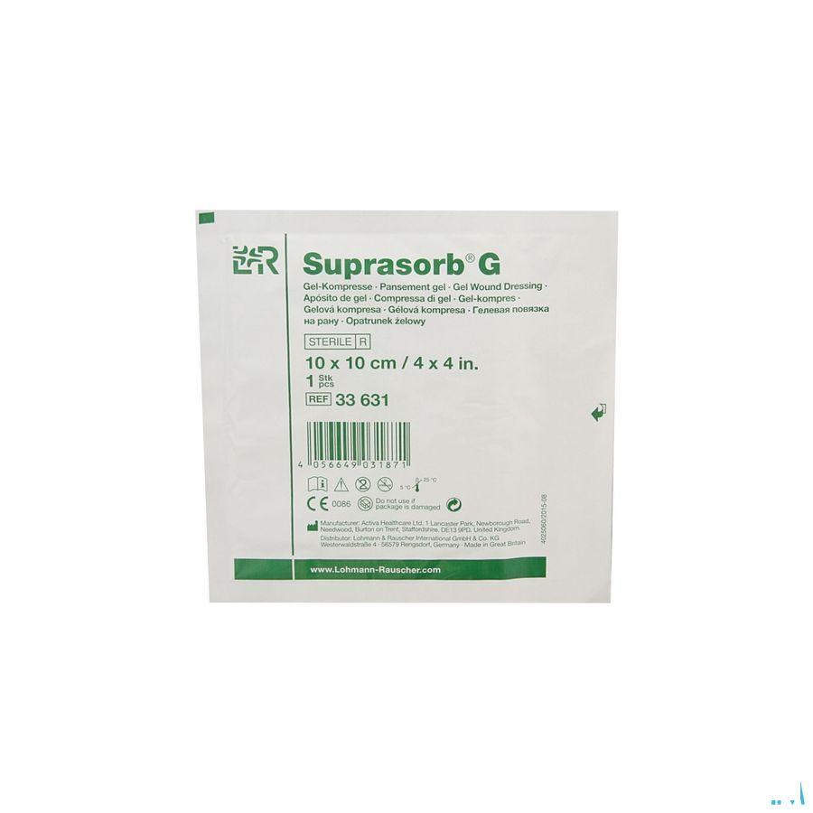 Suprasorb G Compresse 10x 10cm 5 33631  -  Lohmann & Rauscher