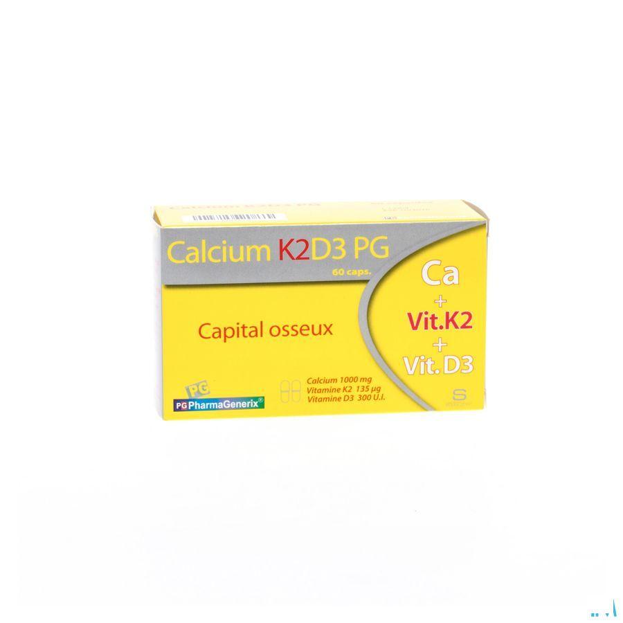 Calcium K2 D3 Pg Pharmagenerix Capsule 60  -  Superphar