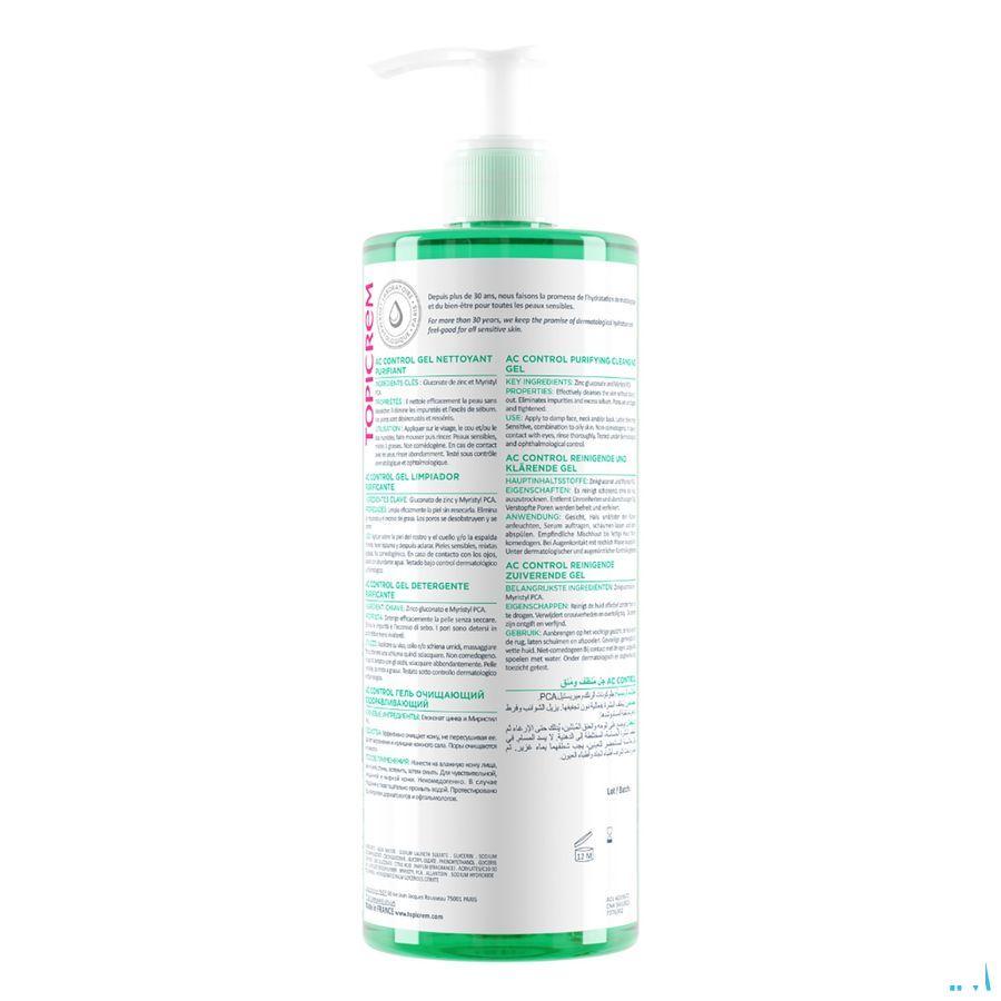 Topicrem Ac Reinigingsgel Zuiverend Tube 400 ml
