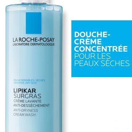 Lipikar Surgras Douche Creme Conc.A-dessech.400 ml  -  La Roche-Posay