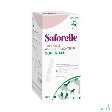 Saforelle Coton Protect Tampons Inbrengh. Super 14