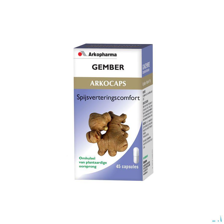 Arkocaps Gember Plantaardig 45  -  Arkopharma