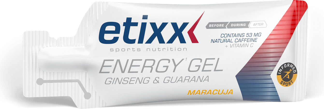 Etixx Ginseng & guarana Energy Gel Passion Fruit 50 gr