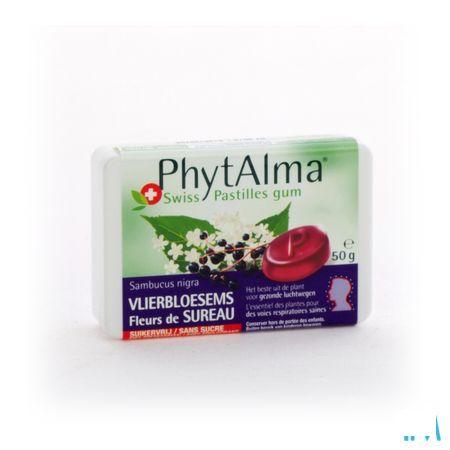 Phytalma Swiss Pastilles Gomme Fleurs Sureau 50 gr  -  Bomedys