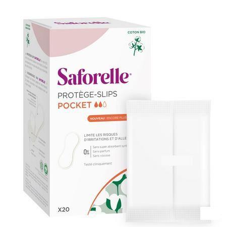 Saforelle Coton Protect Inlegkruisjes Pocket 20