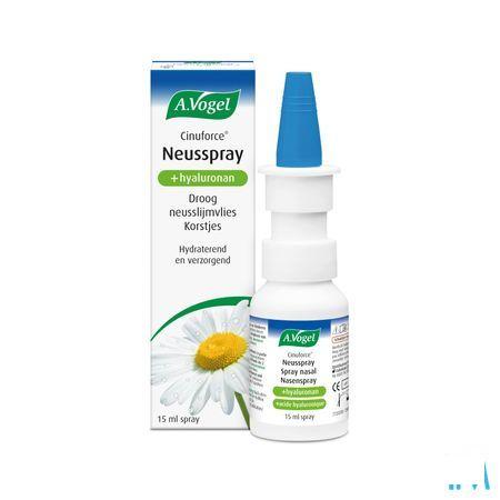 Vogel Cinuforce Neusspray Droog Slijmvlies 15 ml  -  A.vogel