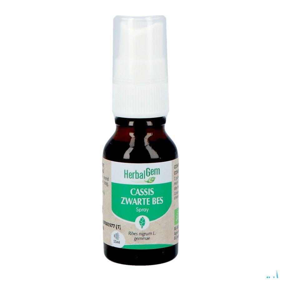 Herbalgem Zwarte Bes Bio Spray 15 ml