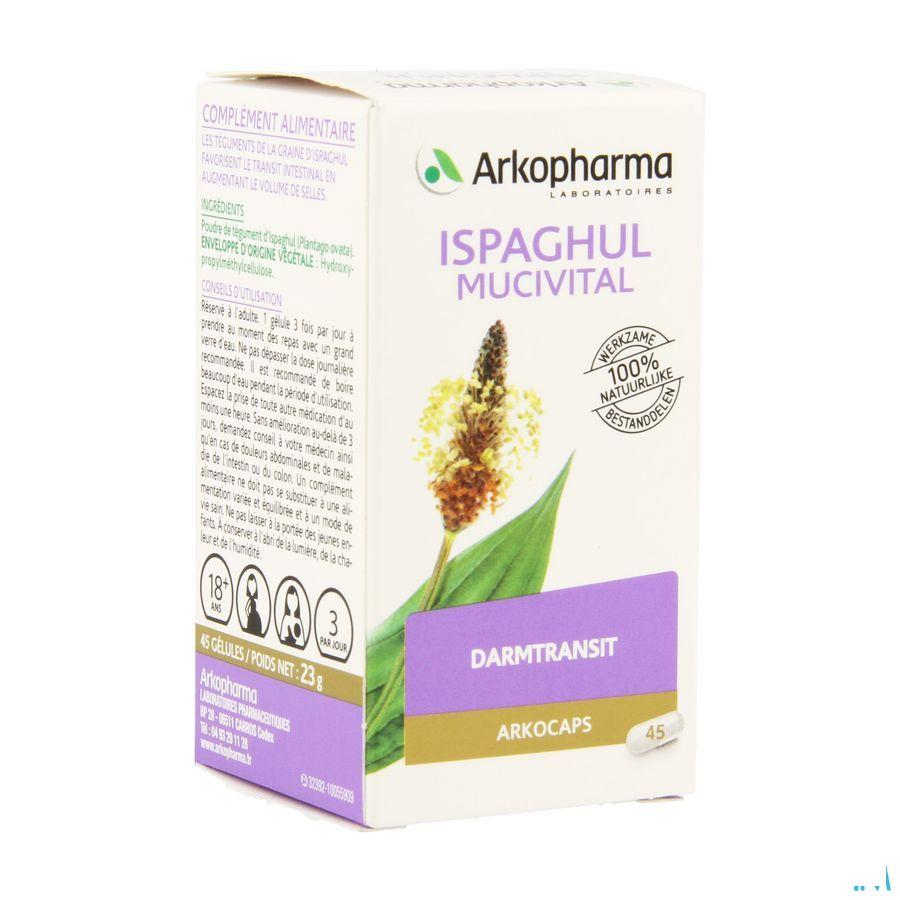 Arkogelules Mucivital Ispaghul Vegetal 45  -  Arkopharma