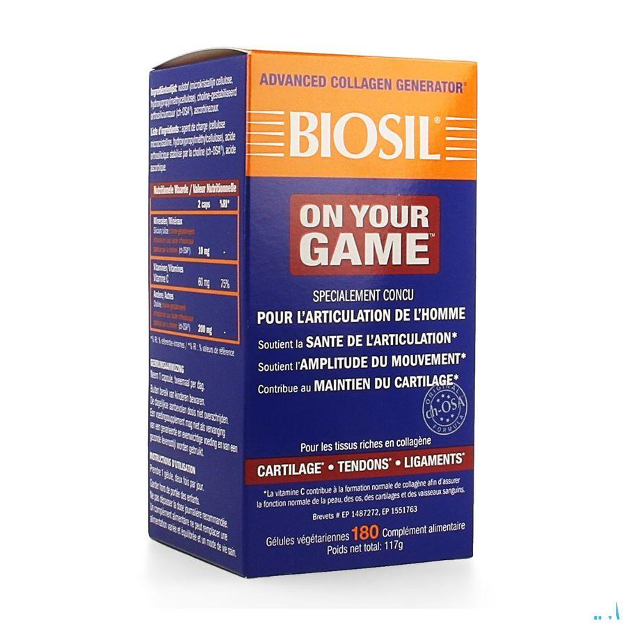 Biosil On Your Game Capsule 180  -  Bio Minerals
