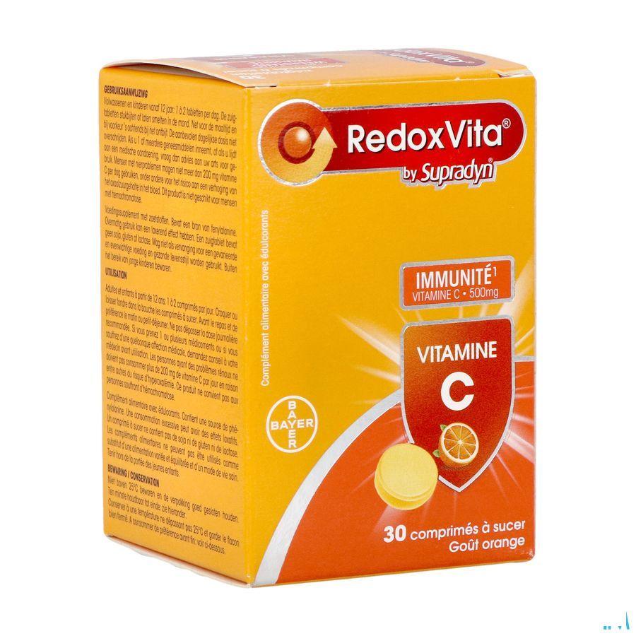 Redoxvita 500 mg Sinaas Zuigtabl 30