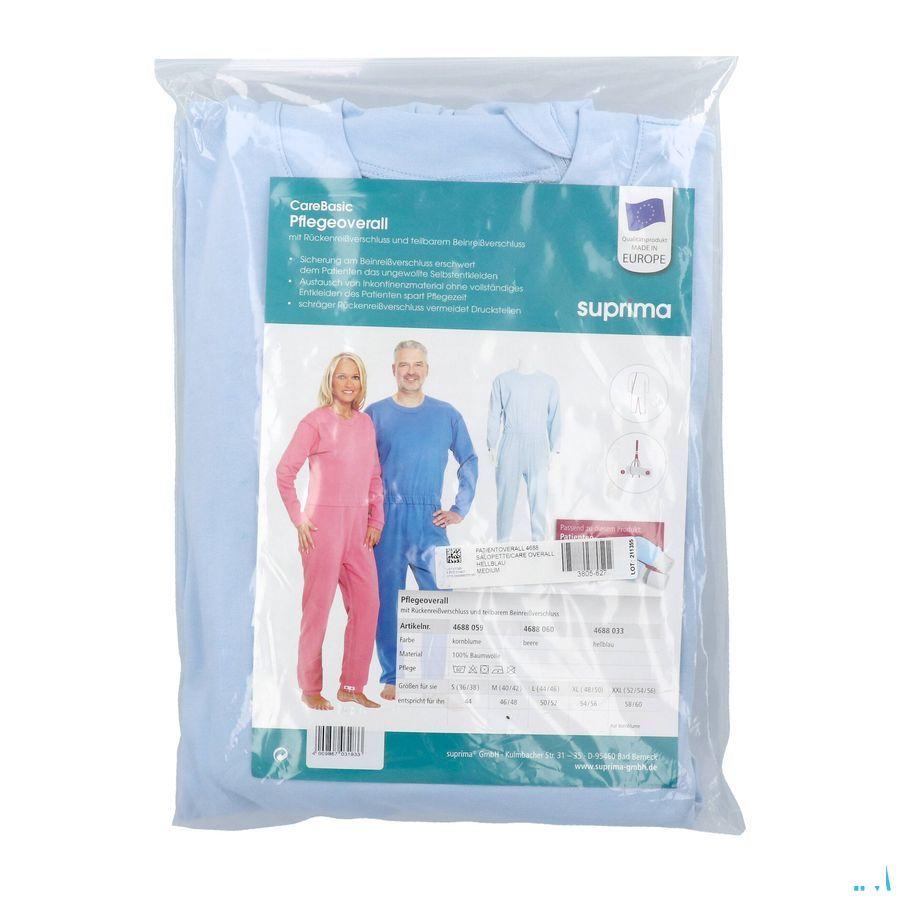 Suprima 4688 Patientoverall Rits Lichtblauw M  -  Bota