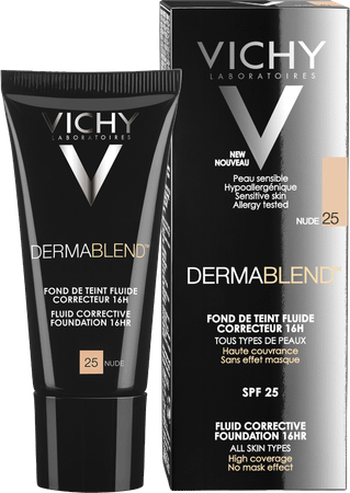 Vichy Fdt Dermablend Fluide 25 Nude 30 ml  -  Vichy
